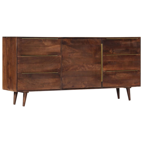Robinson - Sideboard with 6 Drawers 1750 x 400 x 820 mm Solid Mango Wood